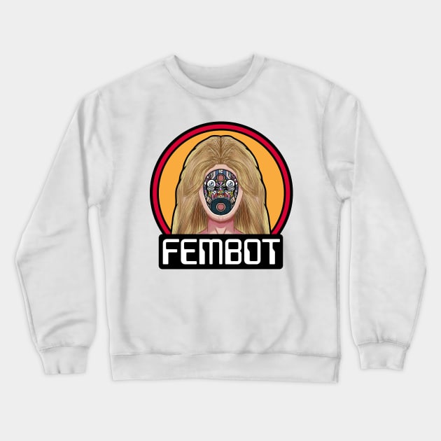 FEMale roBOT Crewneck Sweatshirt by Doc Multiverse Designs